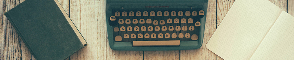 WriterTemplateBannerTypewriter